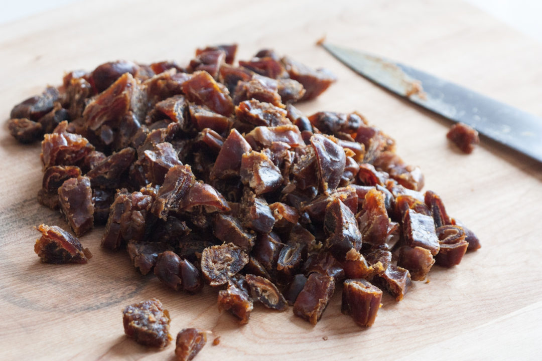 bunchofchoppeddates1 Tea and Mangoes