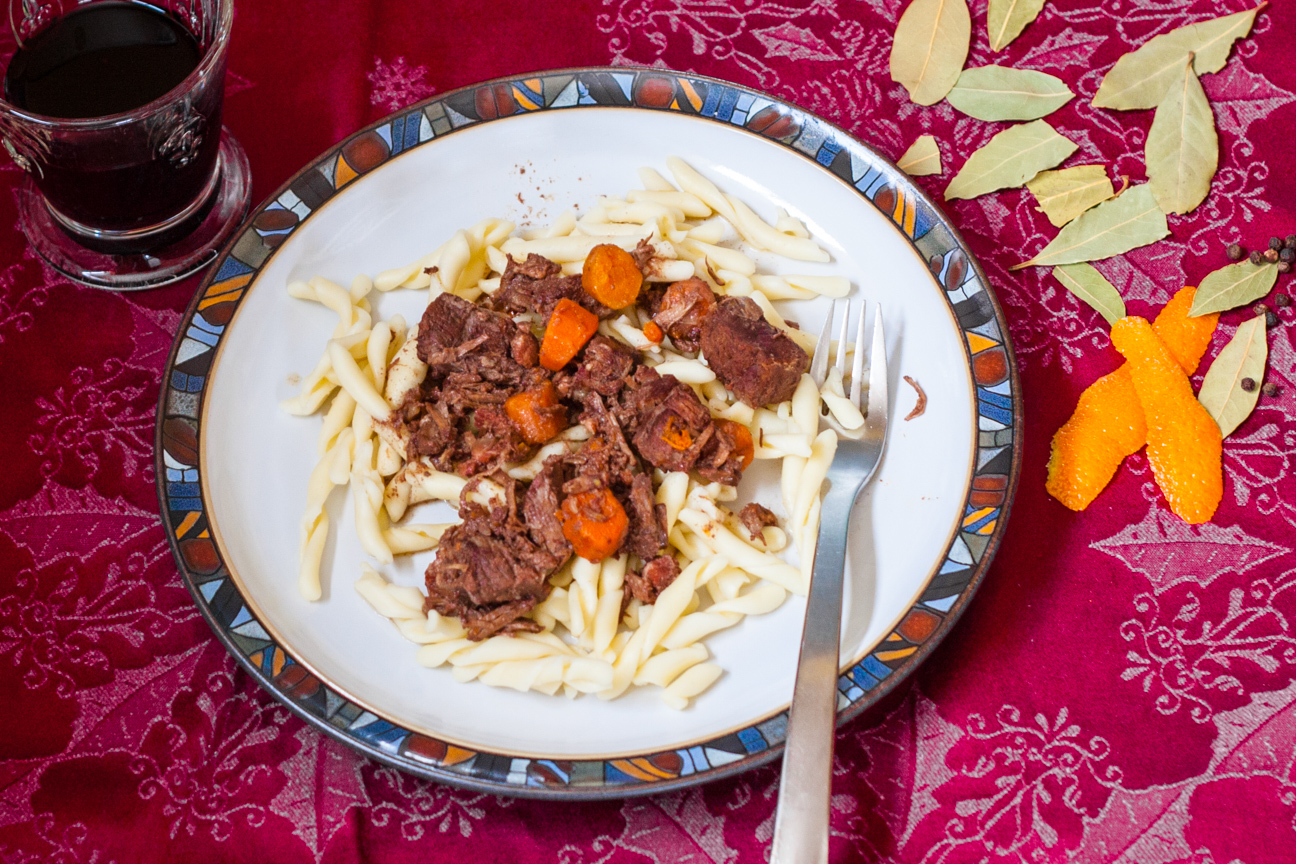 beef stew on plate