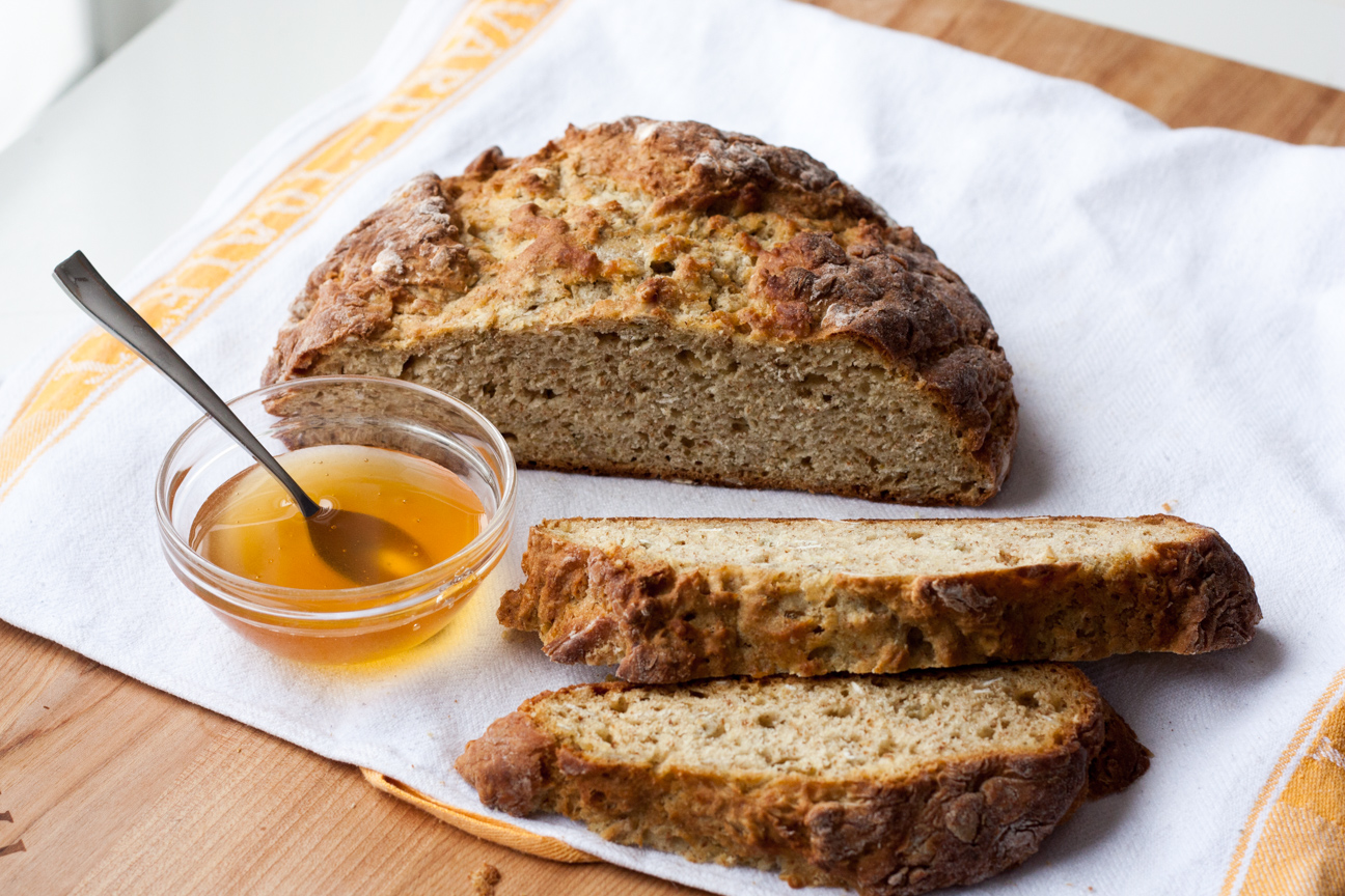 soda bread with honey