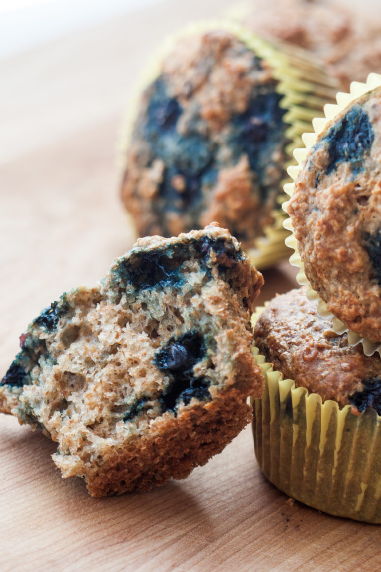 Healthy Blueberry Honey Muffins Recipe Tea and Mangoes