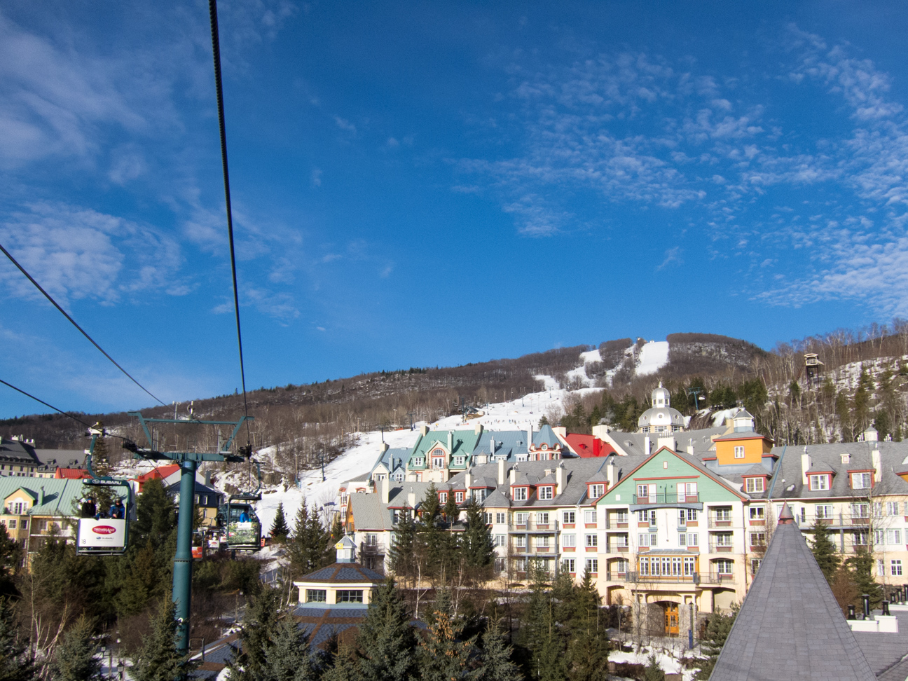 gondola ride Mont Tremblant Village