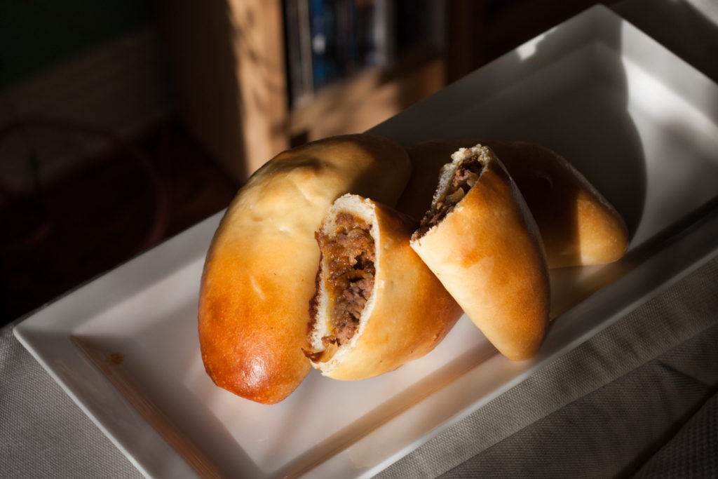 Pirozhki Meat Stuffed Buns Recipe Tea and Mangoes