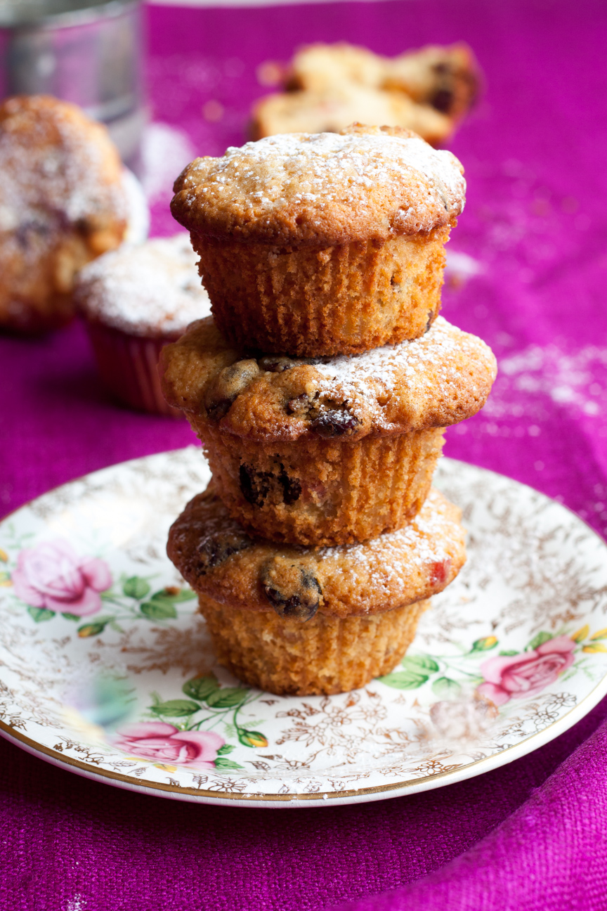 simnel cakes on a plate