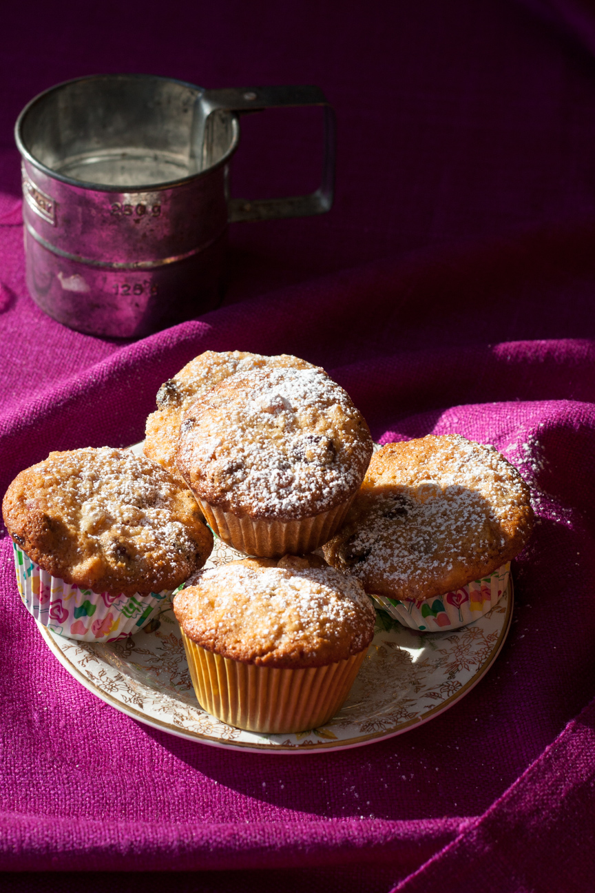 simnel cakes on a plate