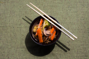 Korean Sweet Potato Noodles with Beef and Vegetables