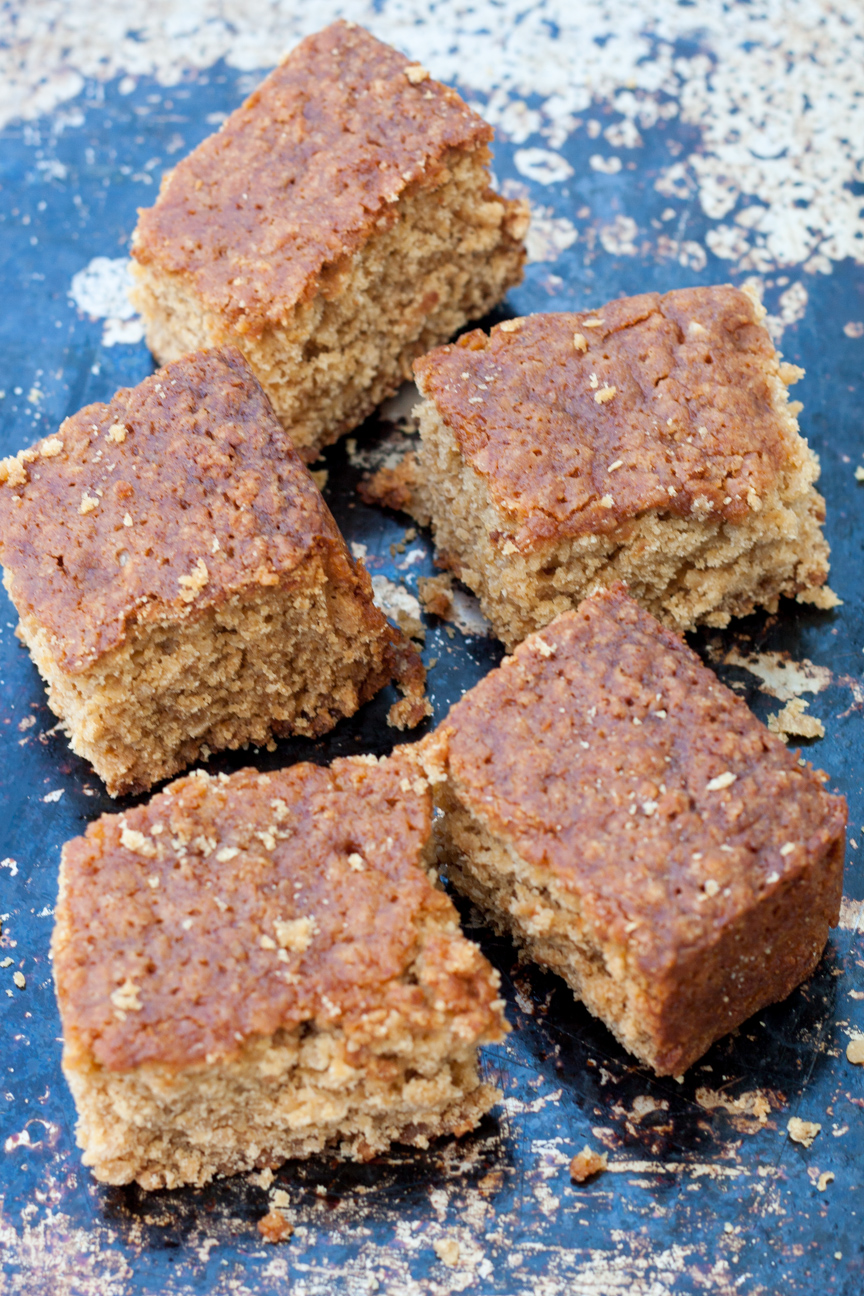 lancashire maple-oat parkin cake