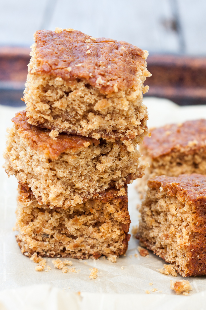 lancashire maple-oat parkin cake