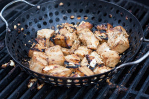 grilled tofu with orange soy honey marinade