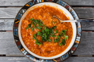 Armenian Red Lentil and Apricot Soup