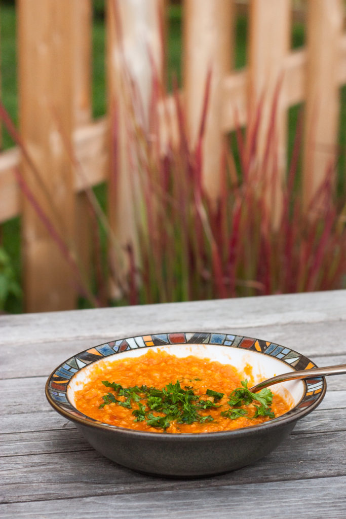 Armenian Red Lentil and Apricot Soup