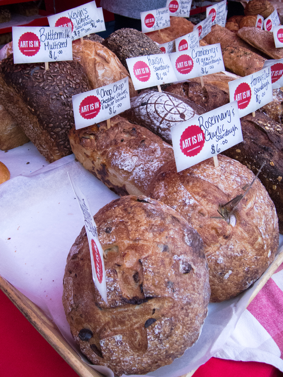 fresh bread at Ottawa Farmer's Market