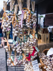 braided garlic at Ottawa Farmer's Market