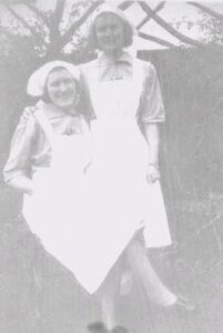 Mum and Peg during the war