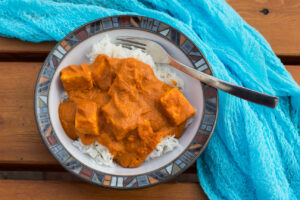 paneer makhti curry dinner in a bowl