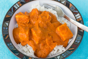 paneer makhti curry dinner in a bowl