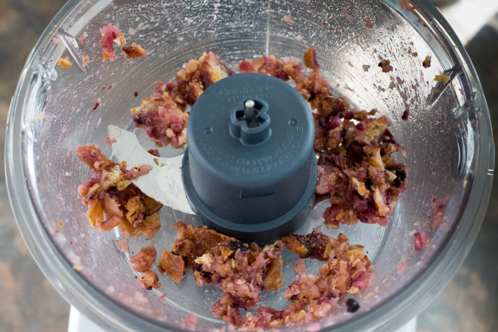 Pie in a food processor