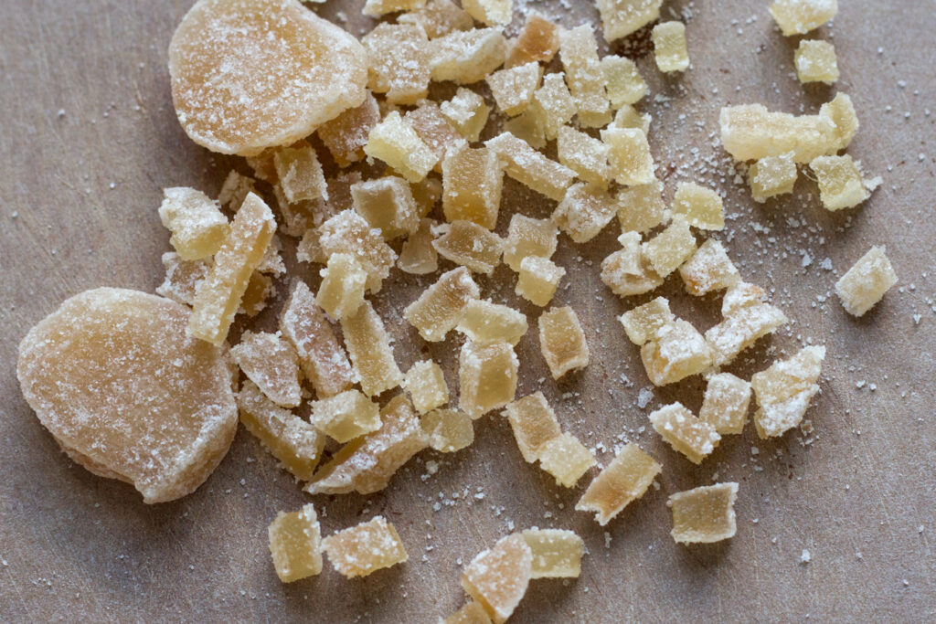 crystallised ginger chopped