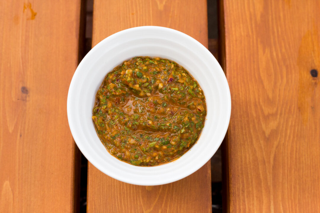 jamieoliverinspiredchimichurrisauce3 Tea and Mangoes